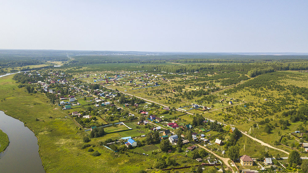 Поселок летний берег фото